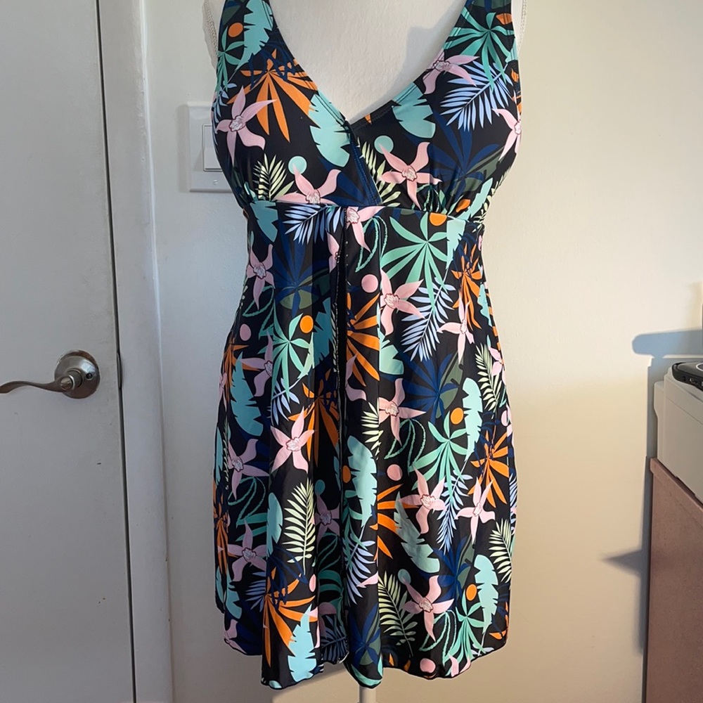 Tropical Coverup Swimsuit